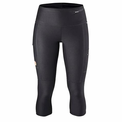 Fjallraven Abisko Trekking Tights Black Singapore For Women (SG-557247)